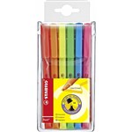 STABILO FLASH HIGHLIGHTER CHISEL ASSORTED WALLET 6