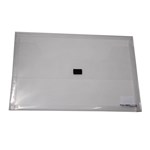 BANTEX TRANSLUCENT DOCUMENT WALLET PP FC HOOK AND LOOP CLOSURE CLEAR