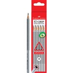 FABERCASTELL GRIP TRIANGULAR GRAPHITE PENCIL 2B BOX 12