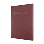 COLLINS APPOINTMENT 140P78 EARLY EDITION DIARY DAY TO PAGE A4 BURGUNDY