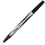SHARPIE FINELINER PEN 04MM BLACK PACK 2
