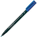STAEDTLER 318 3 OHP PEN PERMANENT FINE BLUE BX10