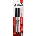 SHARPIE PERMANENT MARKER BULLET ULTRA FINE 03MM BLACK PACK 2