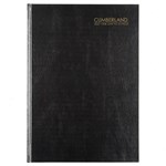CUMBERLAND 51ECBK CASEBOUND DIARY DAY TO PAGE A5 BLACK