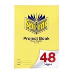 SPIRAX 140 PROJECT BOOK 8MM RULED A4 48 PAGE
