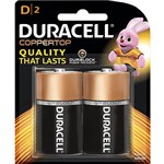 DURACELL COPPERTOP ALKALINE D BATTERY PACK 2