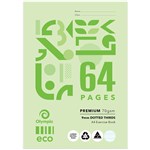 OLYMPIC D964P ECO EXERCISE BOOK 9MM DOTTED THIRDS RULED 70GSM 64 PAGE A4