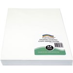RAINBOW DIGITAL COATED A4 COPY PAPER GLOSS 250GSM WHITE 100 SHEETS