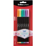 ARTLINE SUPREME FINELINER PEN 04MM PASTEL PACK 6