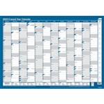SASCO 10588 FRAMED 700 X 1000MM PLANNER YEARLY