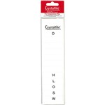 CRYSTALFILE INDICATOR TAB INSERTS AZ WHITE PACK 52