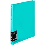 COLOURHIDE DISPLAY BOOK REFILLABLE 20 POCKET AQUA