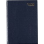CUMBERLAND 51ECBL CASEBOUND DIARY DAY TO PAGE A5 BLUE