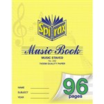 SPIRAX 242 MUSIC BOOK 96 PAGE 225 X 175MM