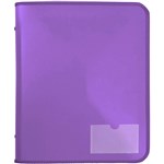 MARBIG ZIPPER BINDER 25MM 2D PURPLE