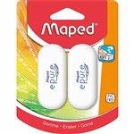 MAPED EPURE ERASER WHITE PACK 2