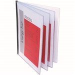 MARBIG DOCUMENT PROTECTOR PVC 4 POCKET A4 CLEAR