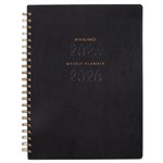 ATAGLANCE  SIGNATURE DIARY WEEK TO VIEW A4 BLACK