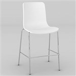 DAL ACTI CHAIR 4LEG LOW BARSTOOL CHROME FRAME