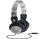 MOKI CAMO HEADPHONES INLINE MIC GREY