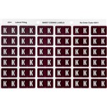 AVERY 43311 LATERAL FILE LABEL SIDE TAB COLOUR CODE K 25 X 38MM BROWN PACK 180