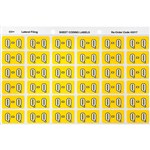 AVERY 43317 LATERAL FILE LABEL SIDE TAB COLOUR CODE Q 25 X 38MM YELLOW PACK 180