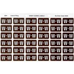 AVERY 43323 LATERAL FILE LABEL SIDE TAB COLOUR CODE W 25 X 38MM BROWN PACK 180