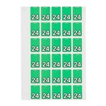 AVERY 44244 LATERAL FILE LABEL TOP TAB YEAR CODE 24 20 X 30MM PACK 150