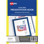 AVERY 47693 FLEXIVIEW PRESENTATION BOOK 24 POCKET BLUE
