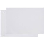 CUMBERLAND C4 ENVELOPES POCKET PLAINFACE STRIP SEAL EASY OPEN 80GSM 324 X 229MM WHITE BOX 250