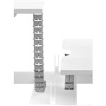 BURO CABLE SPINE FOR BURO SYNTRA BACKTOBACK DESKS WHITE