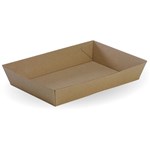 BIOPAK BIOBOARD TRAY SIZE 4 BROWN PACK 125