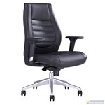 BOSTON EXECUTIVE PU CHAIR LOW BACK BLACK