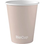 BIOPAK BIOCUP AQUEOUS SINGLE WALL HOT PAPER CUP 280ML PACK 50