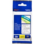 BROTHER TZE135 LAMINATED LABELLING TAPE 12MM WHITE ON CLEAR