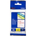 BROTHER TZE232 LAMINATED LABELLING TAPE 12MM RED ON WHITE