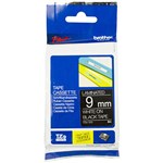 BROTHER TZE325 LAMINATED LABELLING TAPE 9MM WHITE ON BLACK