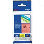 BROTHER TZE441 LAMINATED LABELLING TAPE 18MM BLACK ON RED