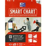 OXFORD SMART CHART SCRIBZEE COMPATIBLE SELF ADHESIVE 90GSM 600 X 800MM 20 SHEETS