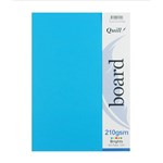 QUILL COLOURBOARD 210GSM A4 BRIGHT ASSORTED PACK 100