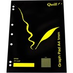 QUILL Q700 GRAPH PAD 1MM 25 LEAF A4