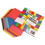 BRENEX MATT SQUARE PAPER SHAPES DOUBLE SIDE 254 X 254MM ASSORTED PACK 360