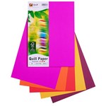 QUILL COLOURED A4 COPY PAPER 80GSM HOT ASSORTED PACK 100 SHEETS