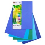 QUILL COLOURED A4 COPY PAPER 80GSM COLD ASSORTED PACK 100 SHEETS