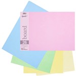 QUILL BOARD 210GSM A3 PASTEL ASSORTED PACK 15