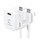 COMSOL USBC WALL CHARGER 20W  USBC CABLE 12M WHITE