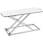 ERGOVIDA ULTRA SLIM HEIGHT ADJUSTABLE LAP TOP RISER WHITE