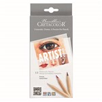 CRETACOLOR ARTIST STUDIO FACES WATERCOLOUR PENCILS SET 12