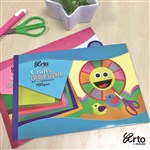 ARTO COLOURED STICKER PAD A4