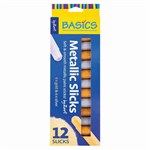 ZART METALLIC PAINT SLICKS GOLDSILVER PACK 12